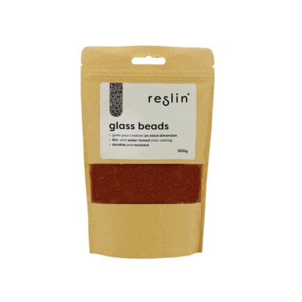 Reslin Glass Beads - Bronze