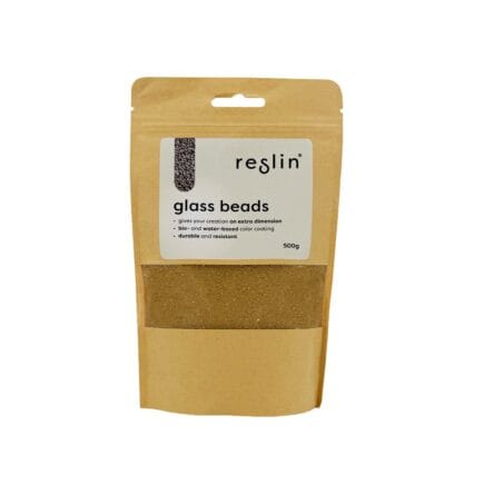 Reslin Glass Beads - Gold