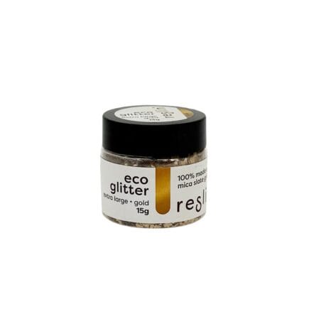Reslin Eco Glitters - Extra large, Gold