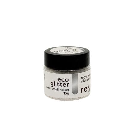 Reslin Eco Glitters - Extra small, Silver