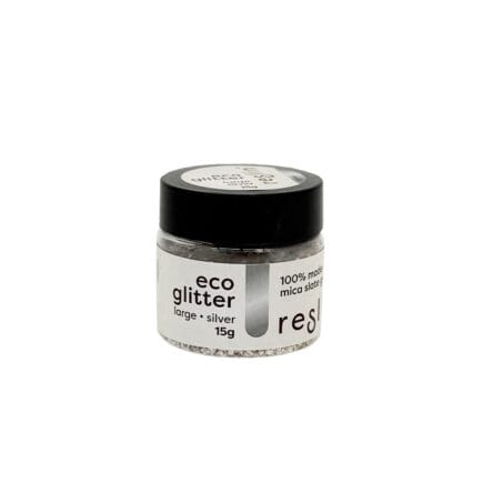 Reslin Eco Glitters - Large, Silver