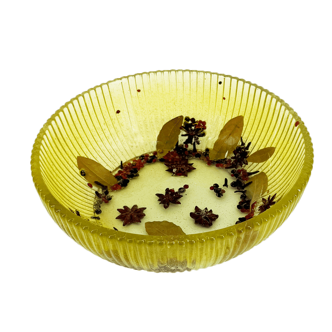 Siliconen mal - Grote gestreepte kom 25,4 x 8,5cm - RESLIN - Image 2