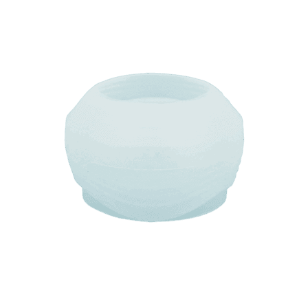 Siliconen mal - Gegolfd potje 9 x 5,6cm - RESLIN