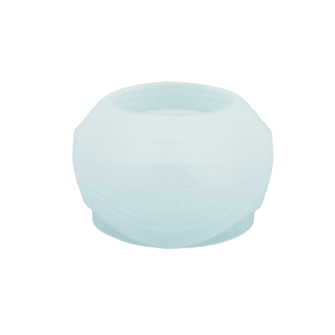 Siliconen mal - Gegolfd potje 9 x 5,6cm - RESLIN