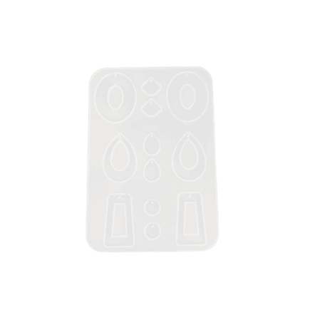 Siliconen mal - Oorbellen 18,4 x 12,7 x 0,4cm - RESLIN