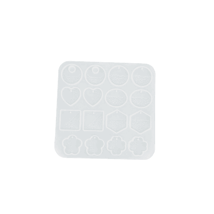 Siliconen mal - Oorbellen 12,5 x 12,7 x 0,5cm - RESLIN