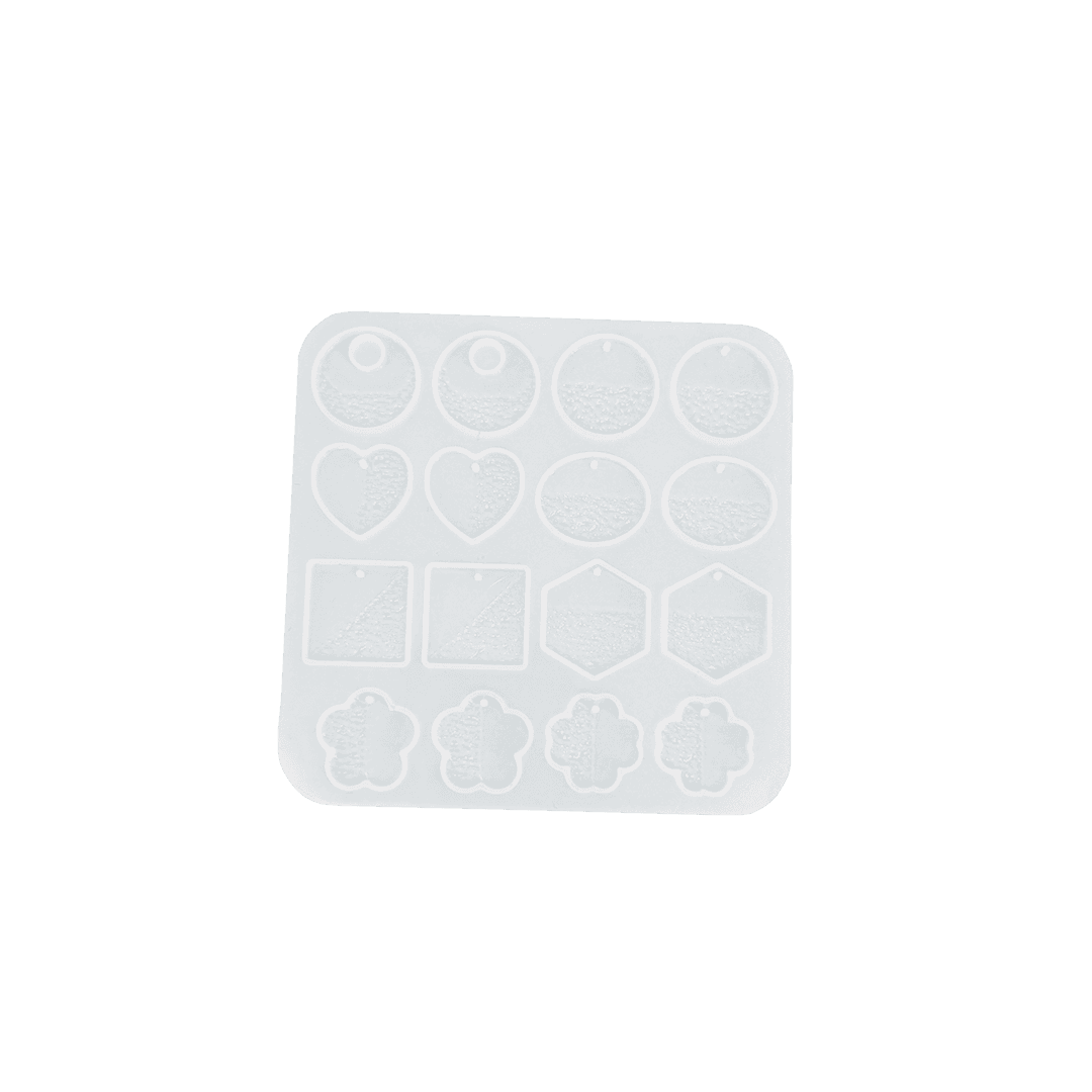 Siliconen mal - Oorbellen 12,5 x 12,7 x 0,5cm - RESLIN