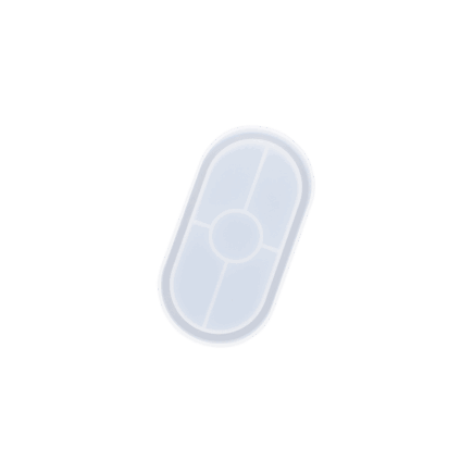 Siliconen mal - Schaaltje ovaal 18cm x 9,5cm - RESLIN