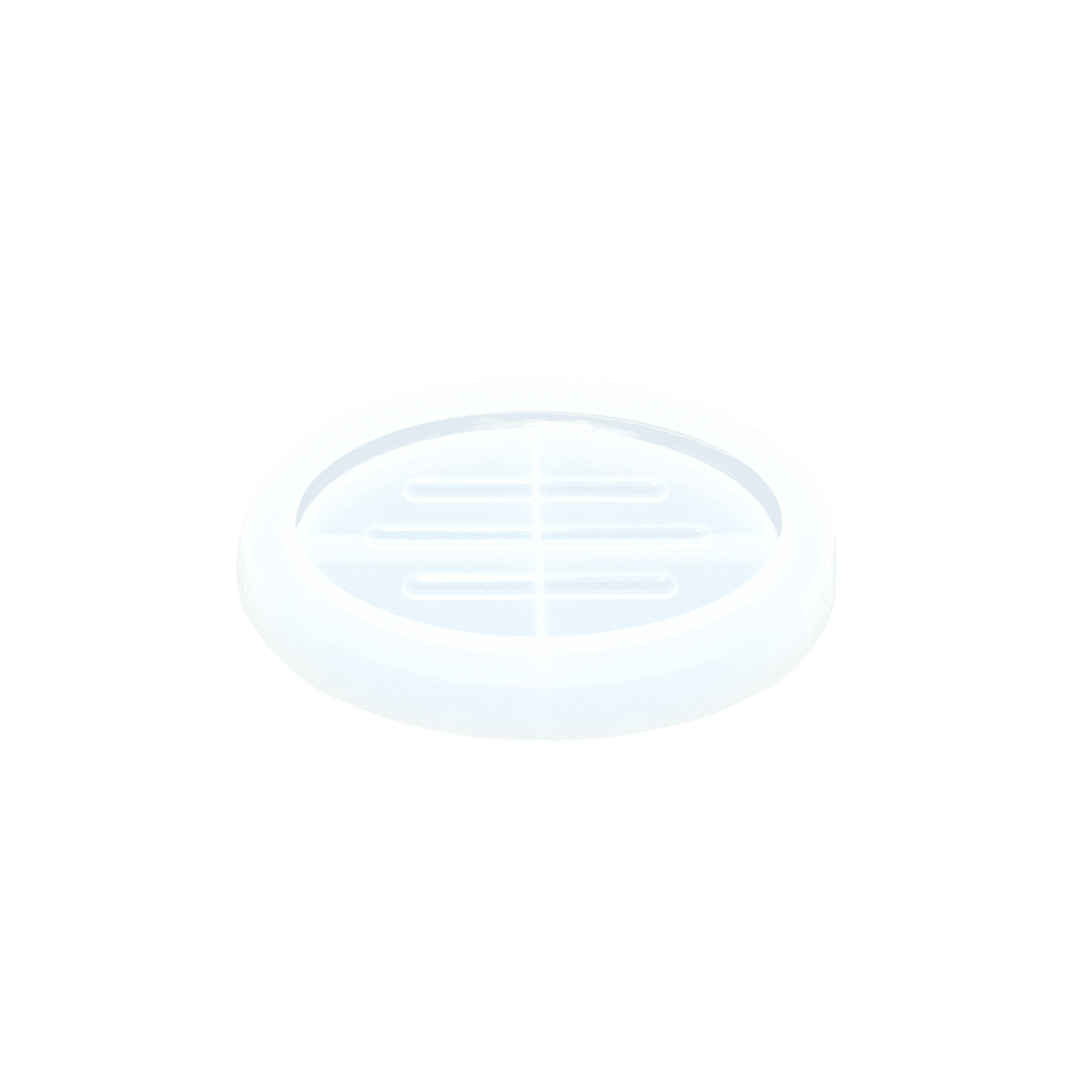 Siliconen mal - Zeepbakje 15cmx10,5cmx2,6cm - RESLIN