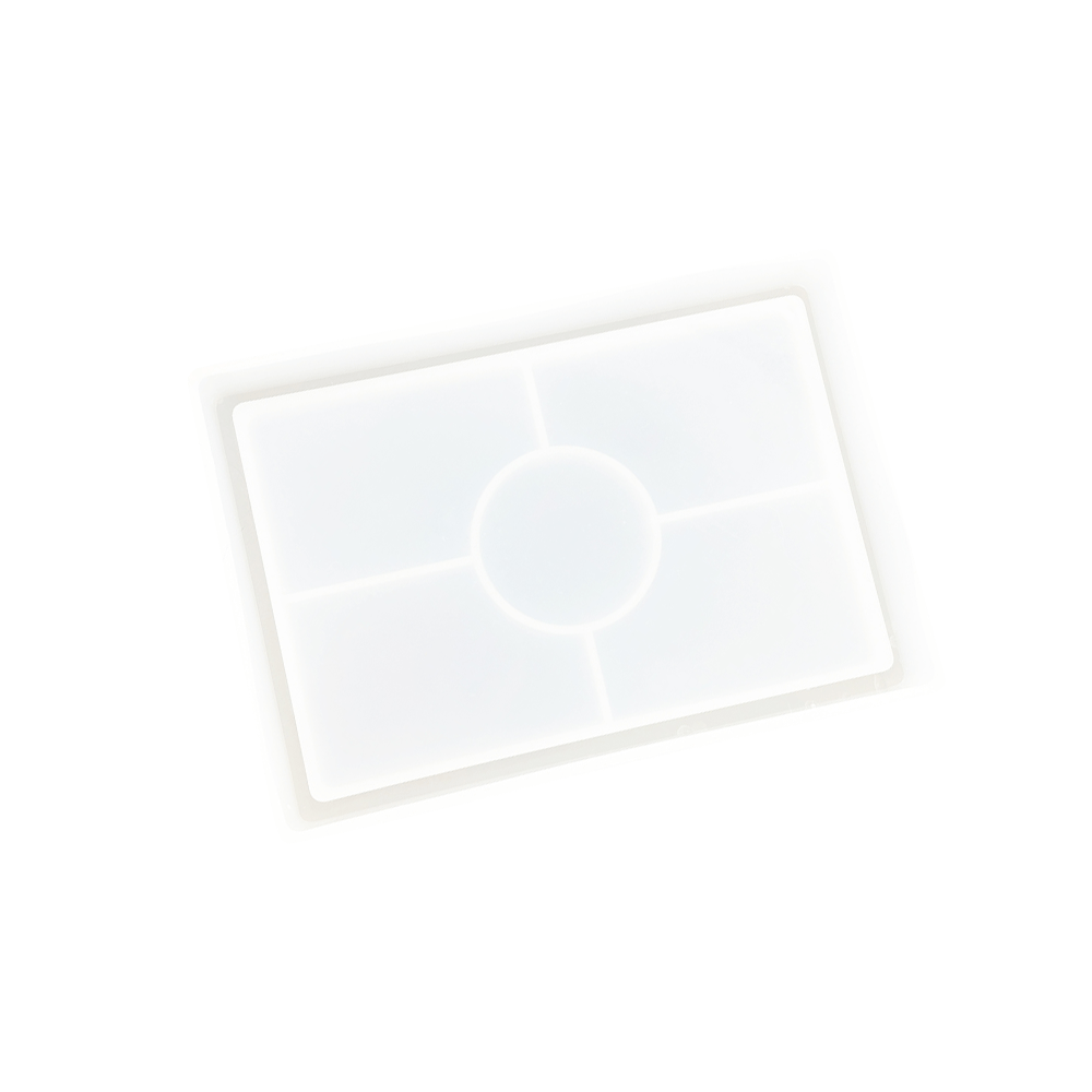 Siliconen mal - Onderlegger rechthoek 15,5cm x 11cm - RESLIN