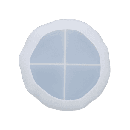 Siliconen mal - Schaal onregelmatig rond 19 x 18,5 x 1,95 - RESLIN