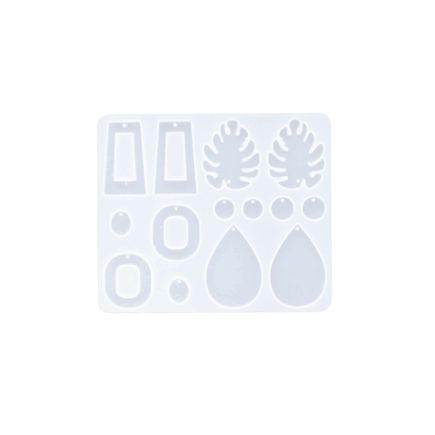 Siliconen mal - Oorbellen 13,7 x 11,8 x 0,8cm - RESLIN