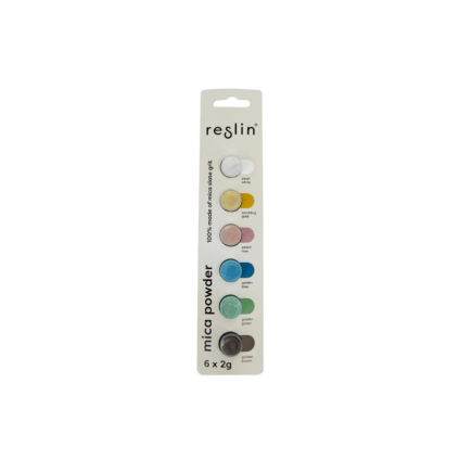 Reslin mica pigment strip - 6x 2g